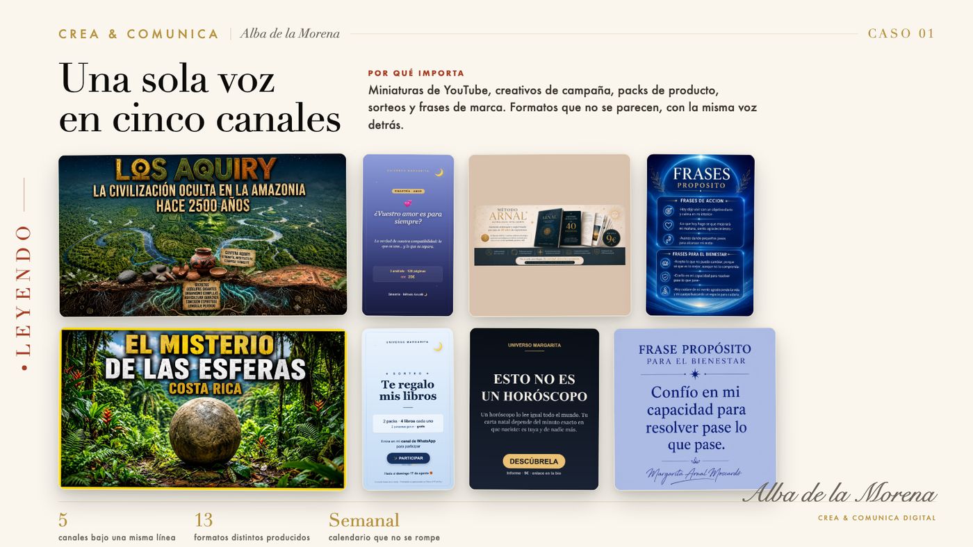 Universo Margarita — una voz en cinco canales